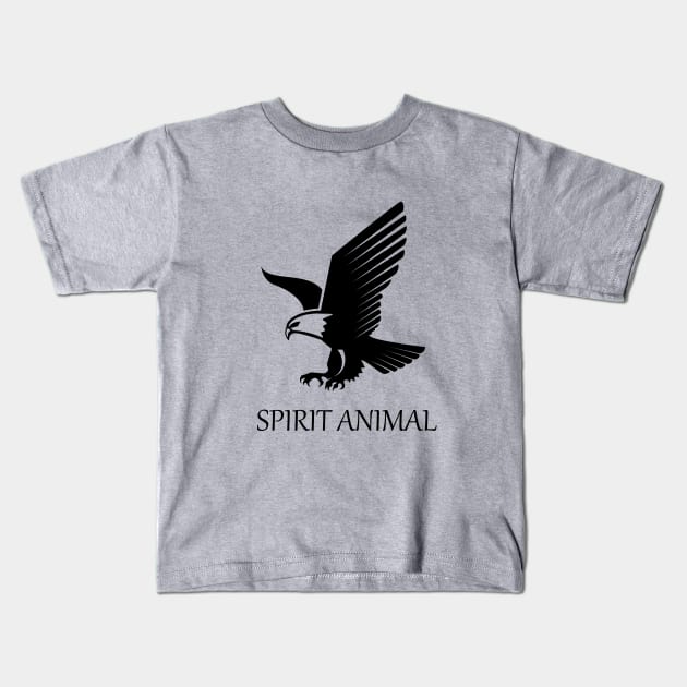 Eagle spirit animal Kids T-Shirt by cypryanus